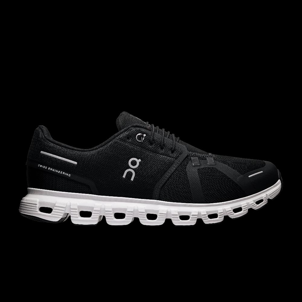 On Black/White Cloud 6 Men's Athletic Shoes 3MF10070299