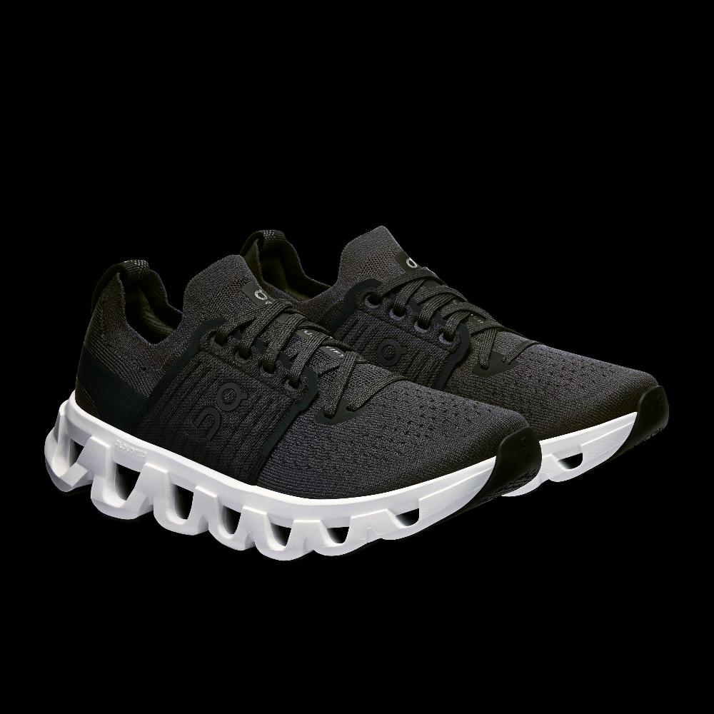On Black/White Cloudswift 4 Women's Road Running Shoes 3WF10110299
