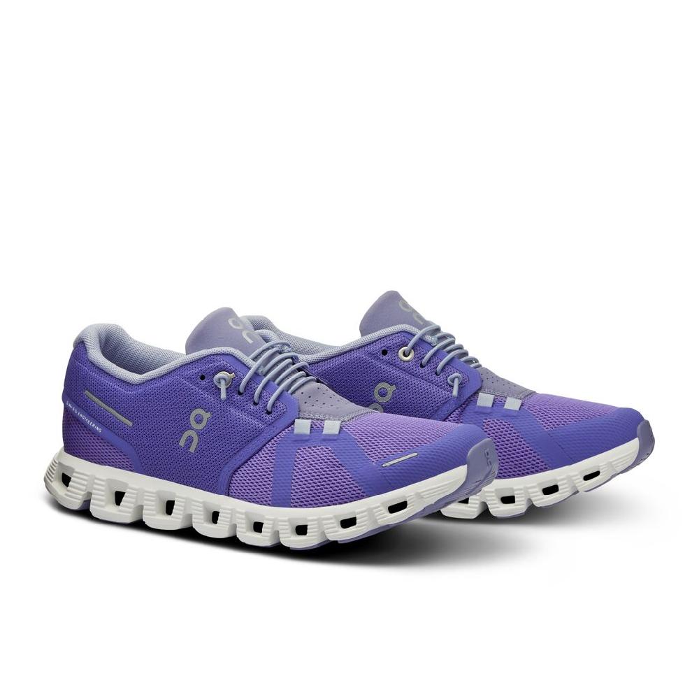 On Blueberry/Feather Cloud 5 Women's Athletic Shoes 59.98021