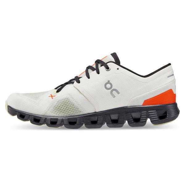 On Cloud X 3 Ivory Flame Men's Athletic Shoes 60.98699