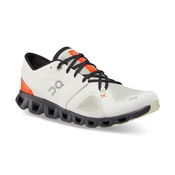 On Cloud X 3 Ivory Flame Men's Athletic Shoes 60.98699