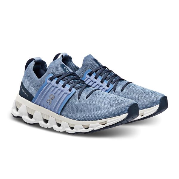 On Cloudswift 3 Metal/White Women's Running Shoes 3WD10451199