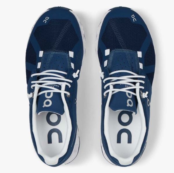 On Denim Blue With White Accents Cloud Womens Athletic Shoes 19.4026