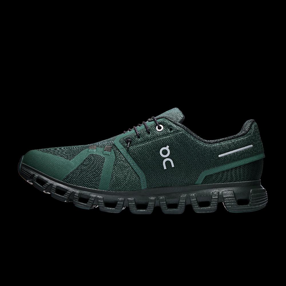 On Evergreen/Black Cloud 6 Men's Athletic Shoes 3MF10070214