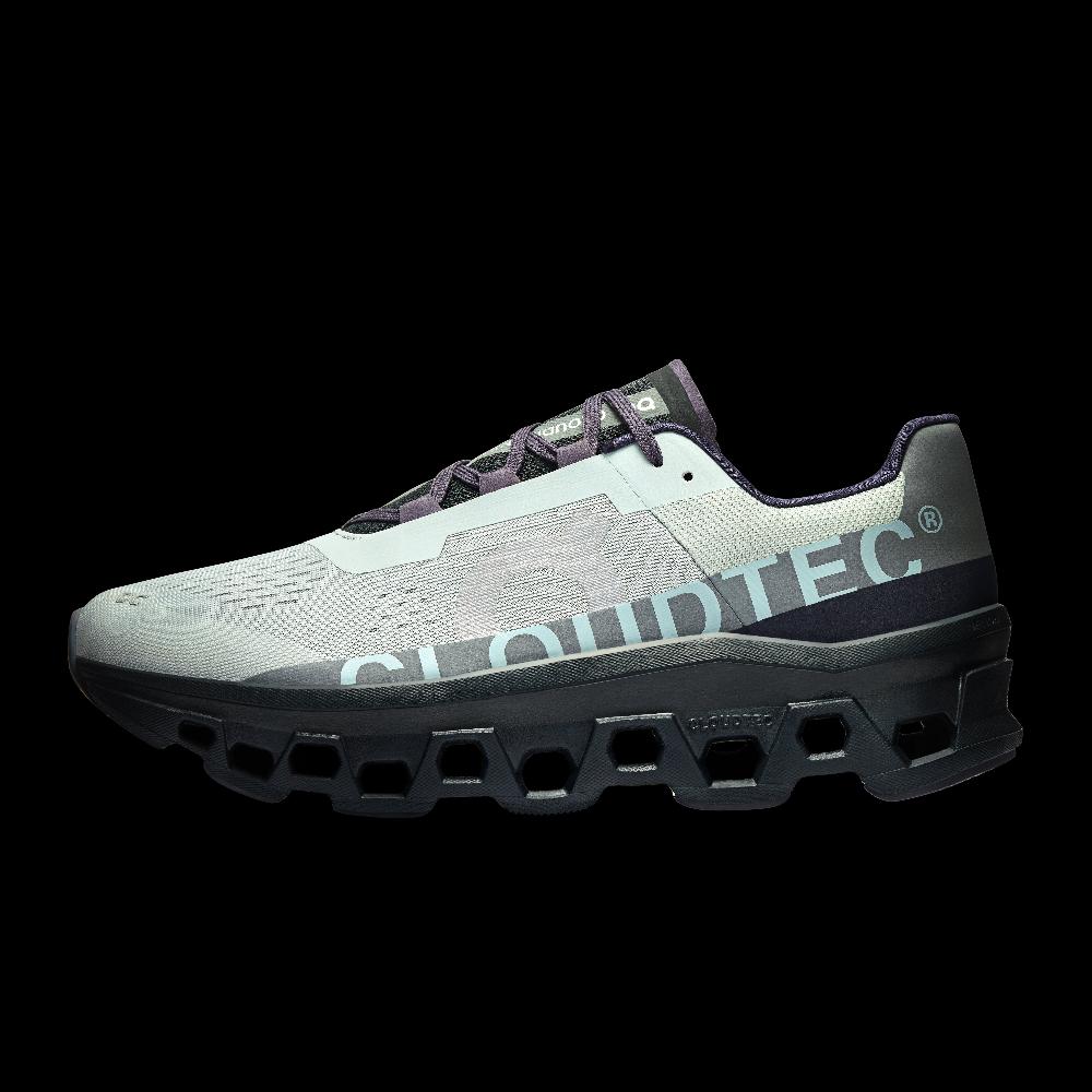 On Glacier/Black Men's Cloudmonster Running Shoes 61.97656