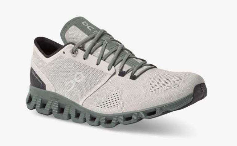 On Glacier/Olive Cloud X Mens Running Shoes 40.99595
