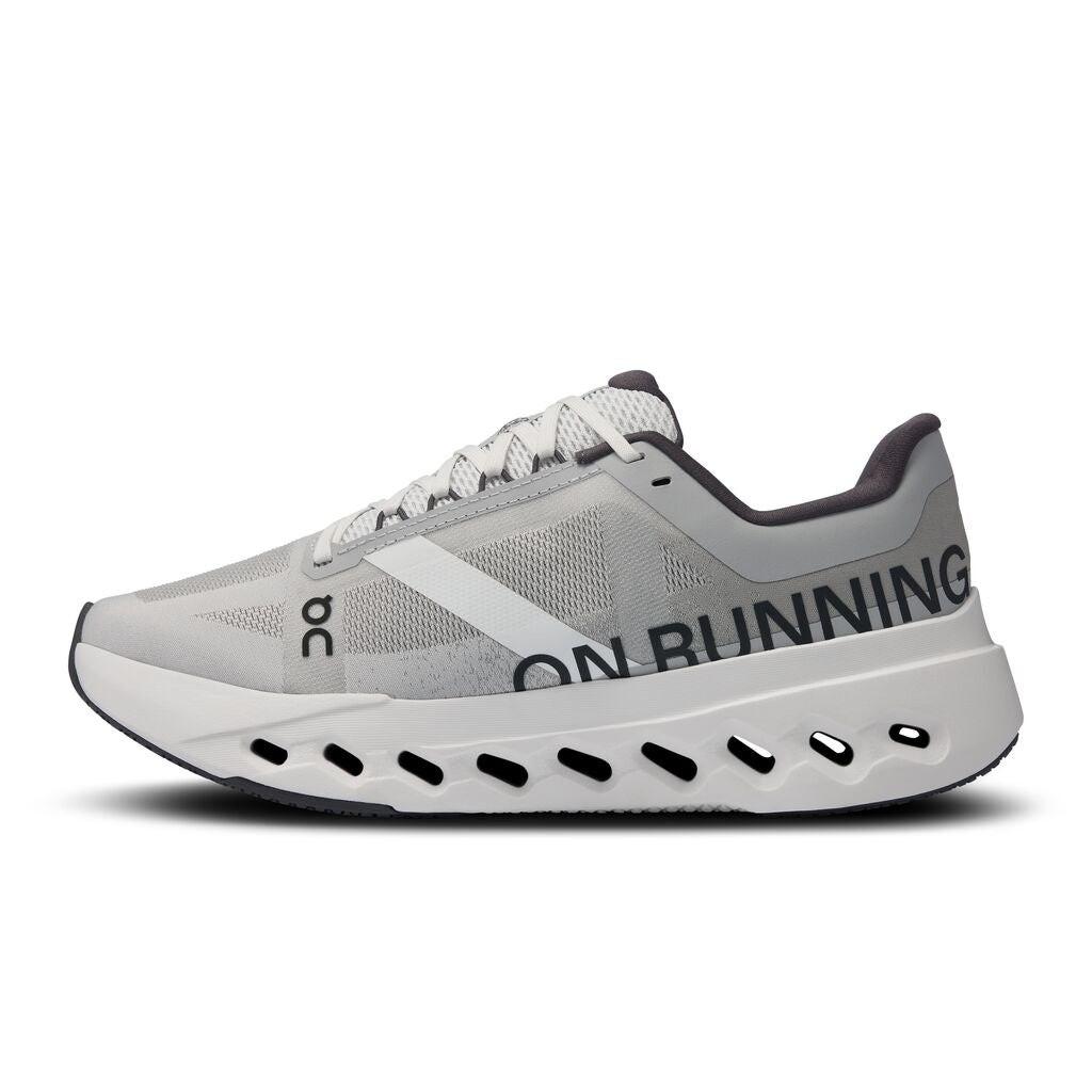 On Glacier/White Cloudsurfer Next Women's Wide Width Running Shoes 3WE30200070