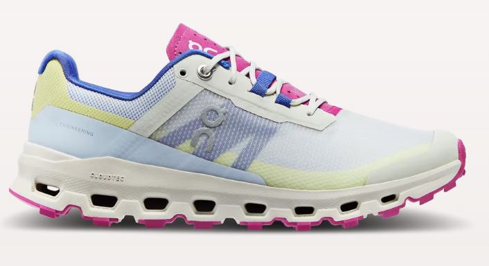 On Heather/Rhubarb Cloudvista Womens Running Shoes 64.98271