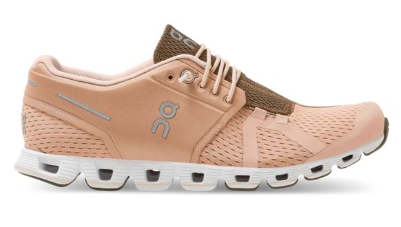 On Inc. Rosebrown/Camo Cloud Womens Running Shoes 19.99502