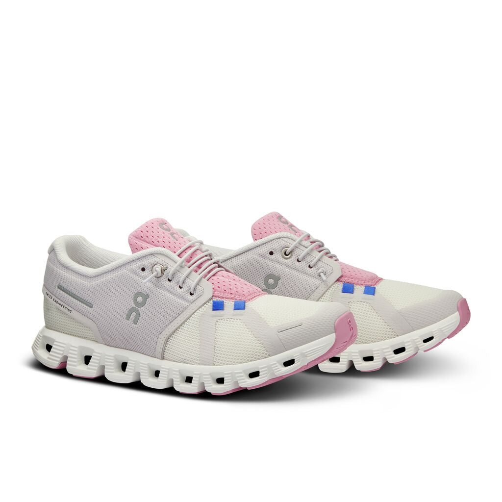 On Ivory/Blossom Cloud 5 Push Women's Athletic Shoes 69.97998