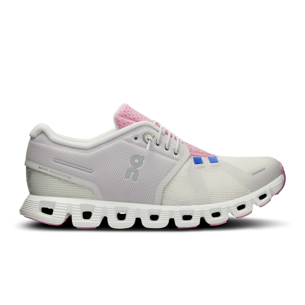 On Ivory/Blossom Cloud 5 Push Women's Athletic Shoes 69.97998