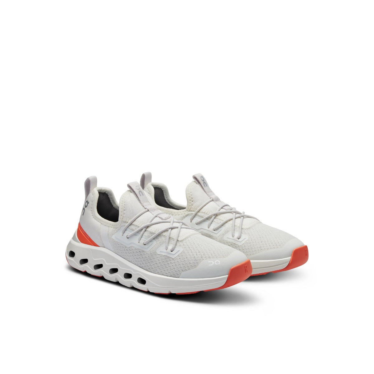 On Ivory/Flame Cloudleap Children's Athletic Shoes 3KE30020849