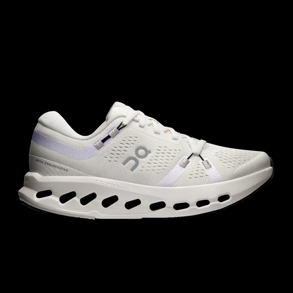 On Ivory/Ivory Cloudsurfer 2 Wide Women's Running Shoes 3WF30773334