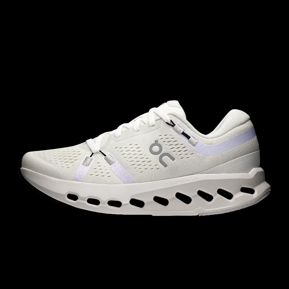 On Ivory/Ivory Cloudsurfer 2 Wide Women's Running Shoes 3WF30773334