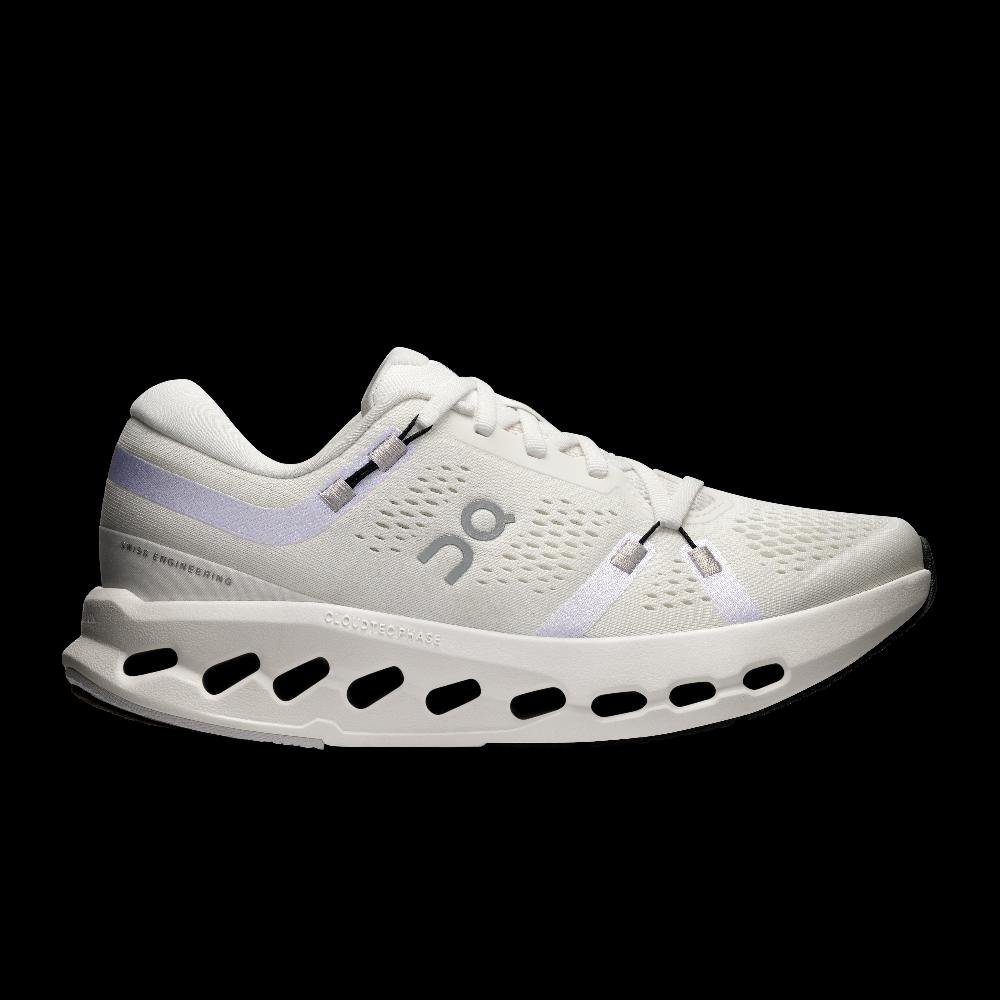 On Ivory/Ivory Cloudsurfer 2 Wide Women's Running Shoes 3WF30773334