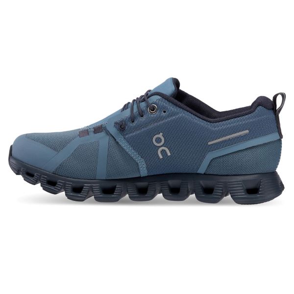 On Metal/Navy Cloud 5 Waterproof Women's Athletic Shoes 59.98528