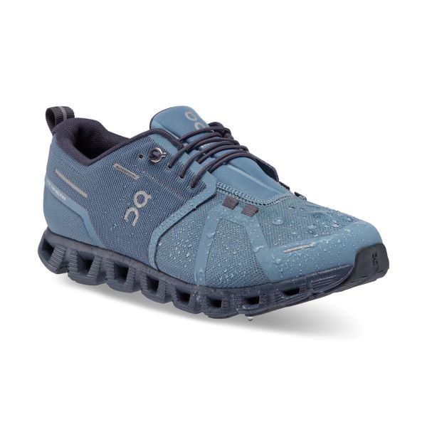 On Metal/Navy Cloud 5 Waterproof Women's Athletic Shoes 59.98528