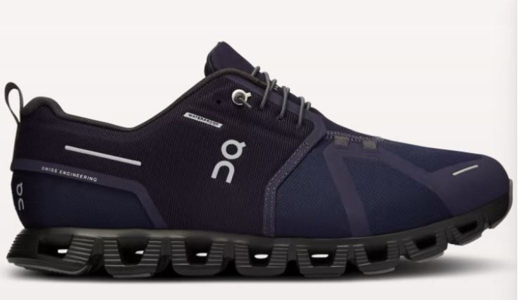 On Midnight/Magnet Men's Cloud 5 Waterproof Athletic Shoes 59.98143