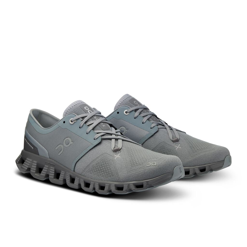 On Mist/Rock Cloud X 3 Men's Running Shoes 60.97797