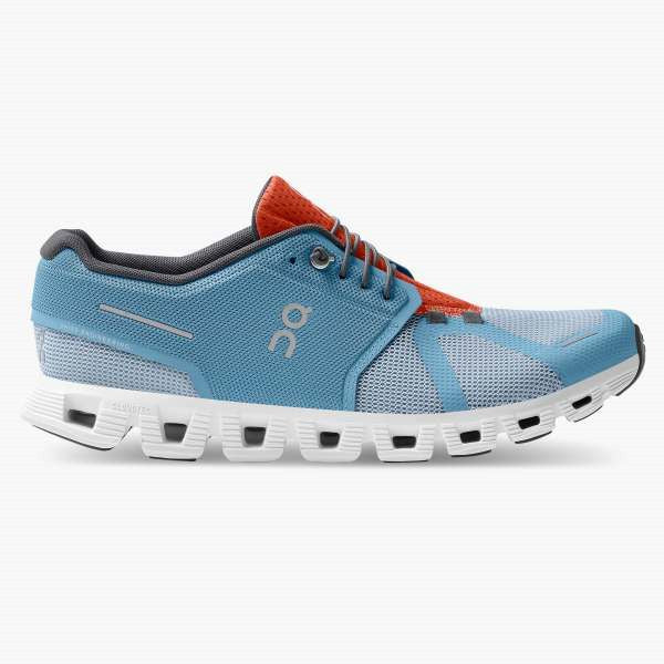 On Niagra And Chambray Cloud 5 Push Mens Athletic Shoes 69.98867