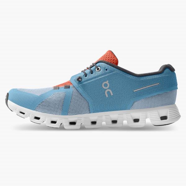 On Niagra And Chambray Cloud 5 Push Mens Athletic Shoes 69.98867