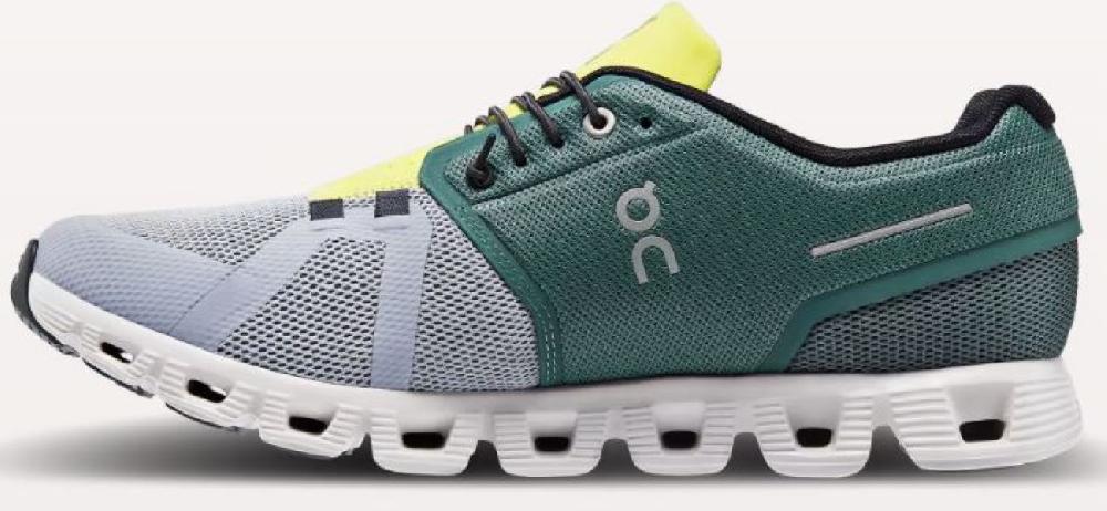 On Olive/Alloy Cloud 5 Men's Athletic Shoes 59.98364