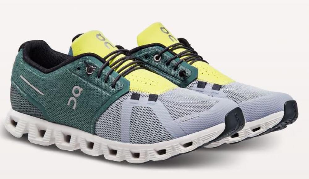 On Olive/Alloy Cloud 5 Men's Athletic Shoes 59.98364