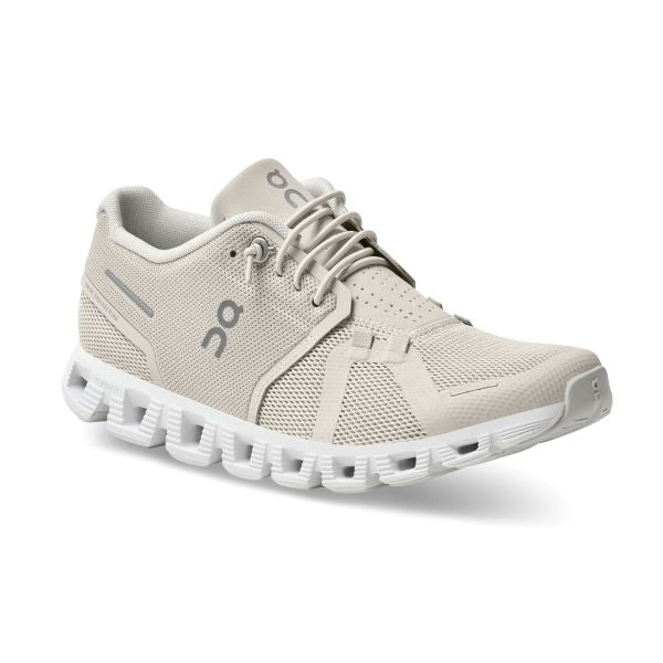 On Pearl and White Cloud 5 Womens Athletic Shoes 59.98773