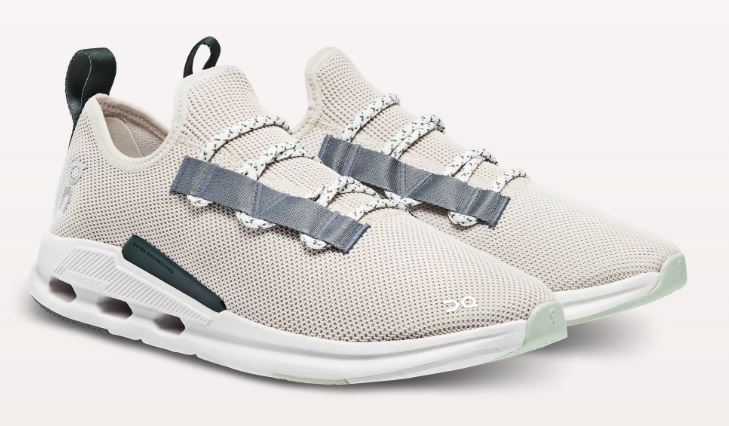 On Pearl/Olive Cloudeasy Mens Running Shoes 76.98289