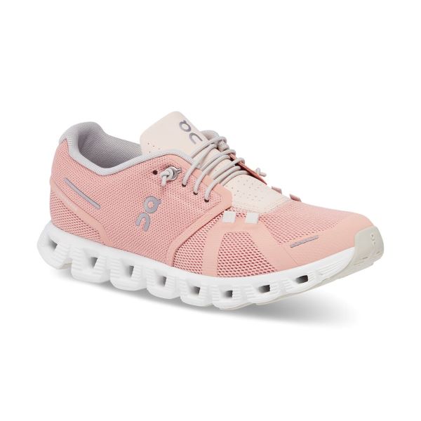 On Rose/Shell Cloud 5 Womens Athletic Shoes 59.98556