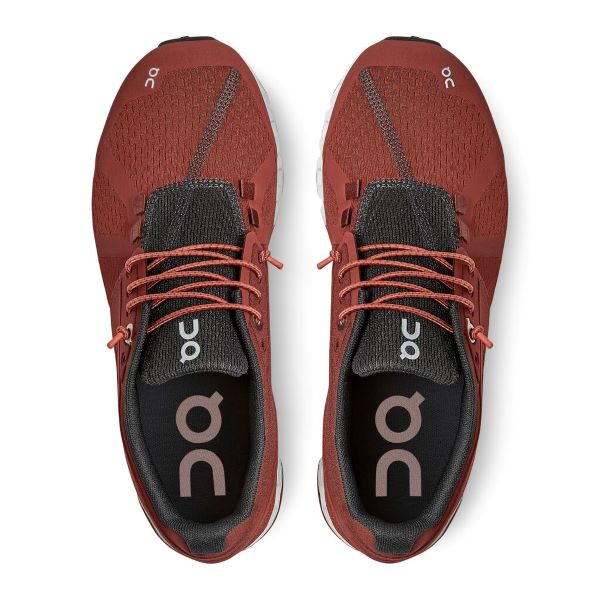 On Ruby And White Cloud 2.0 Womens Athletic Shoes 19.99193