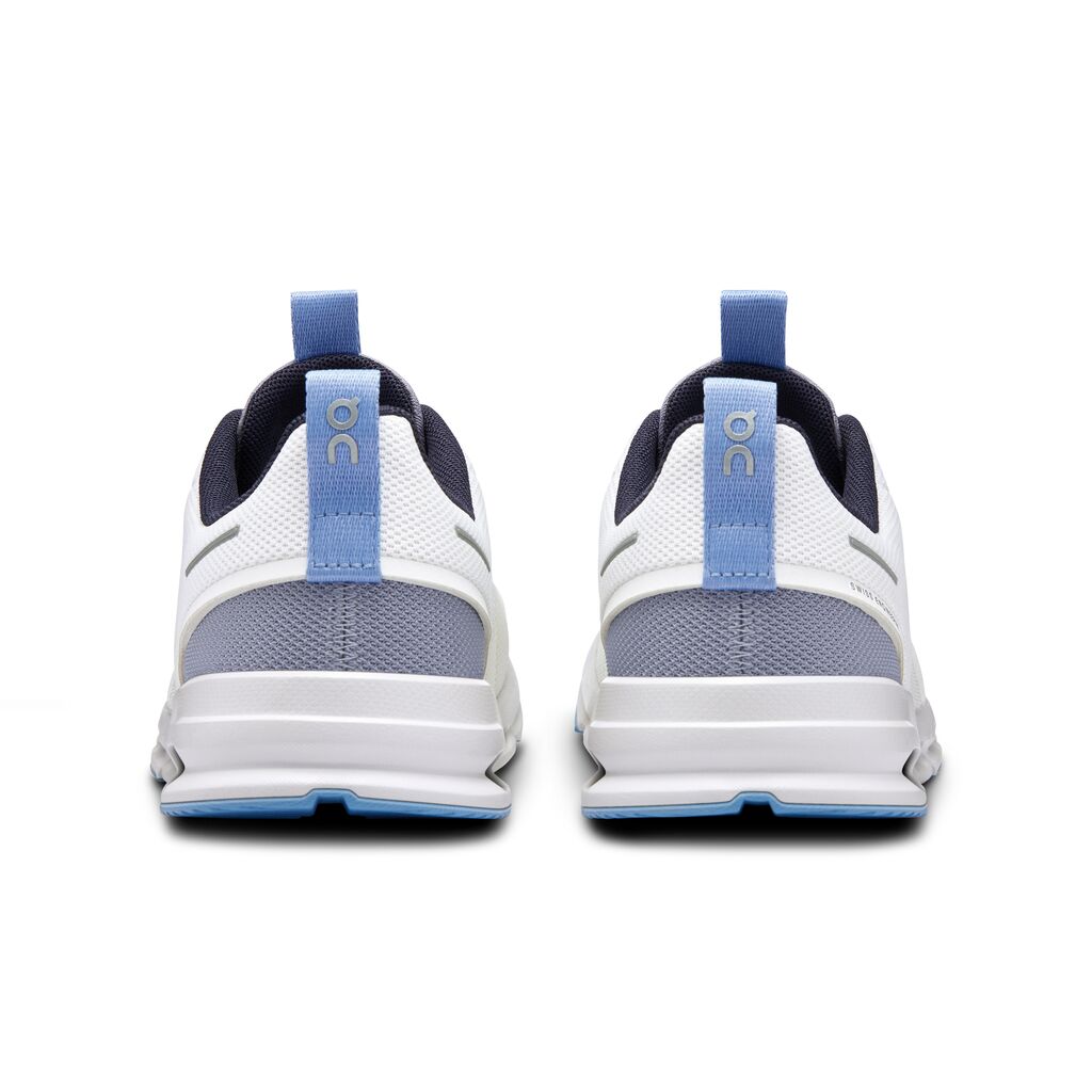 On Undyed/Alloy Cloud Sky Kids Athletic Shoes (Ages 8-15 Years Old) 3YD11442364