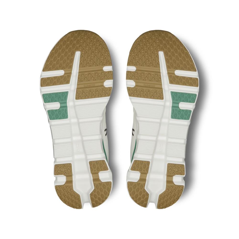 On Undyed/Green Cloudrunner 2 Women's Wide Width Running Shoes 3WE10342404