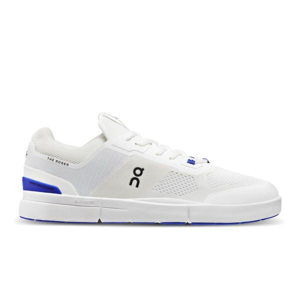 On Undyed-White/Indigo THE ROGER Spin Men's Athletic Shoes 3MD11471089
