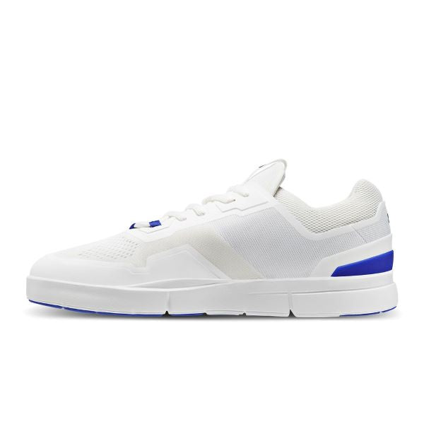 On Undyed-White/Indigo THE ROGER Spin Men's Athletic Shoes 3MD11471089