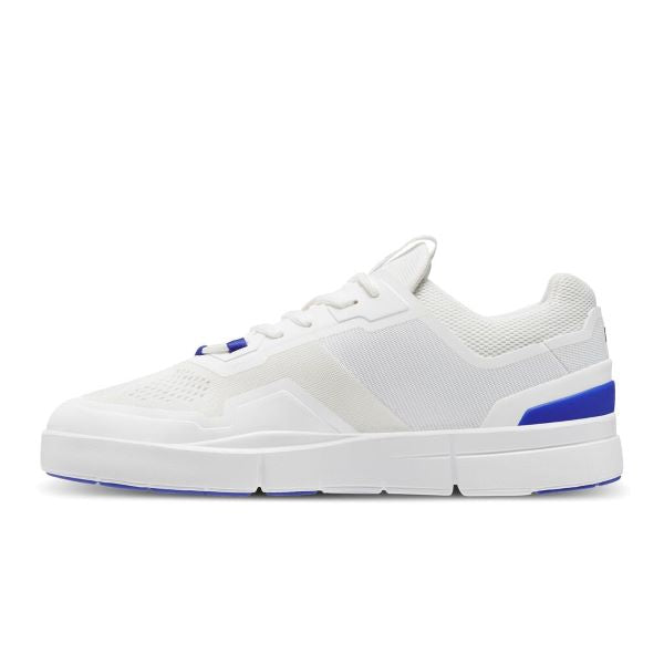 On Undyed-White/Indigo THE ROGER Spin Women's Athletic Shoes 3WD11481089