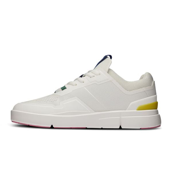 On Undyed White/Yellow THE ROGER Spin Women's Athletic Shoes 3WD11481090