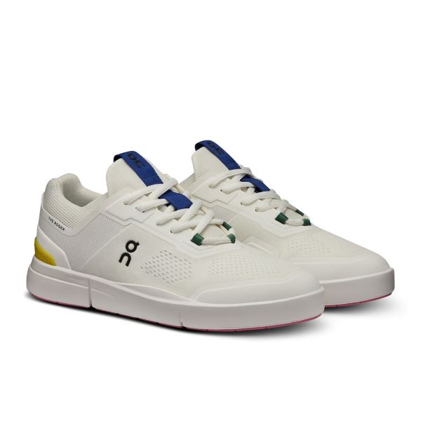 On Undyed White/Yellow THE ROGER Spin Women's Athletic Shoes 3WD11481090