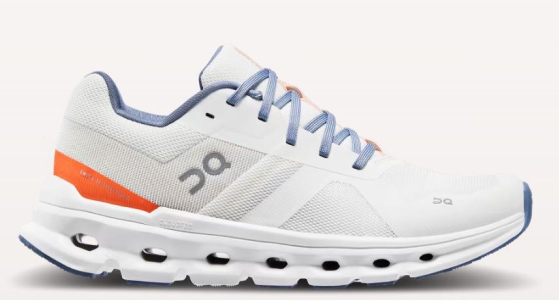 On White/Flame Cloudrunner Women's Athletic Shoes 46.98236