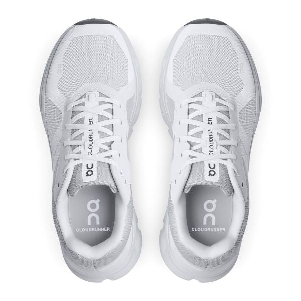 On White/Frost Cloudrunner Womens Athletic Shoes 46.99015