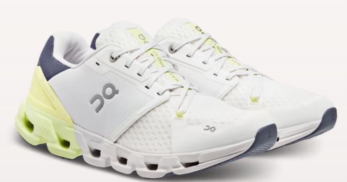 On White/Hay Cloudflyer 4 Men's Athletic Shoes 71.98251