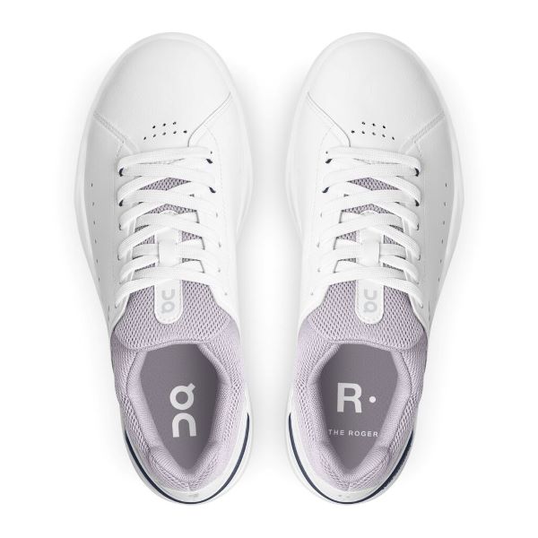 On White/Lilac The Roger Advantage Womens Athletic Shoes 48.98965