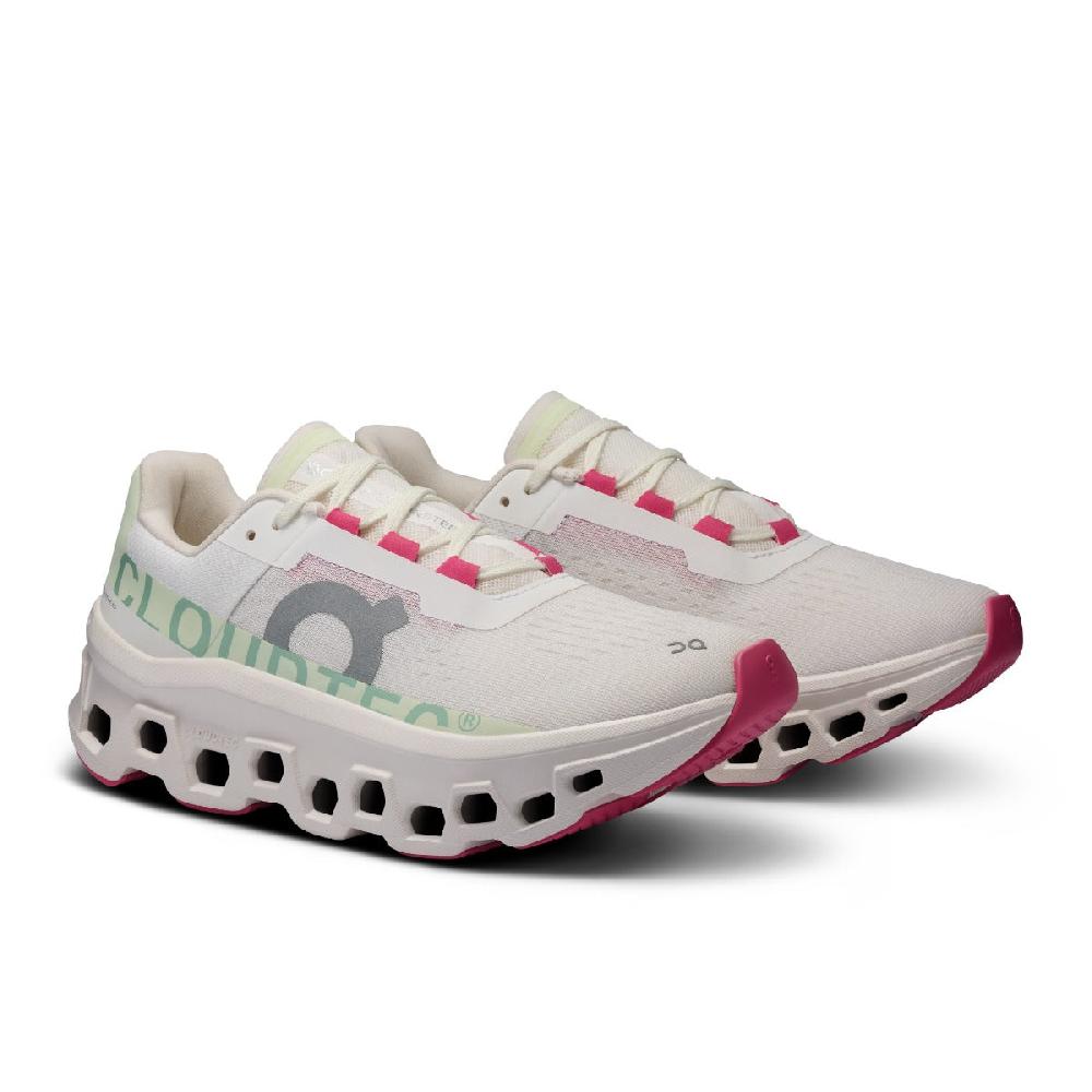 On White/Lima Cloudmonster Women's Running Shoes 61.97725