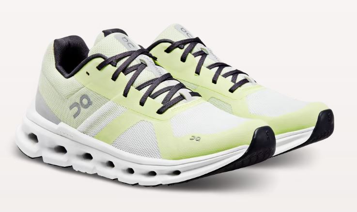 On White/Seedling Cloudrunner Womens Running Shoes 46.98237