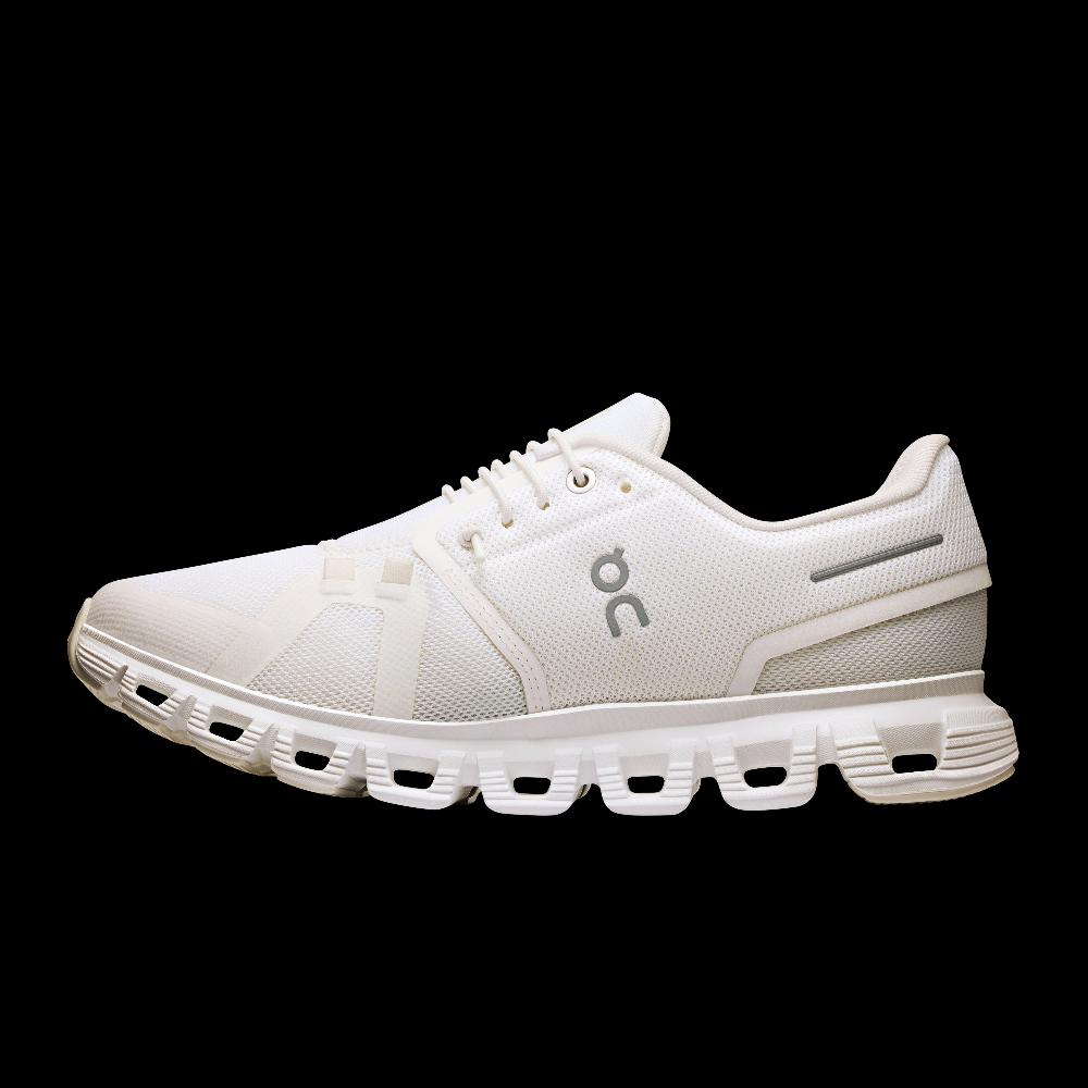 On White/White Cloud 6 Women's Athletic Shoes 3WF10061200