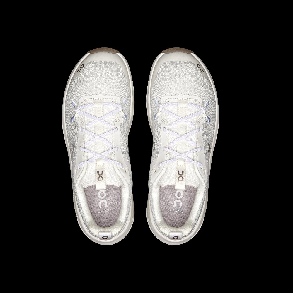 On White/White Cloudleap Youth Athletic Running Shoes 3YF10041200