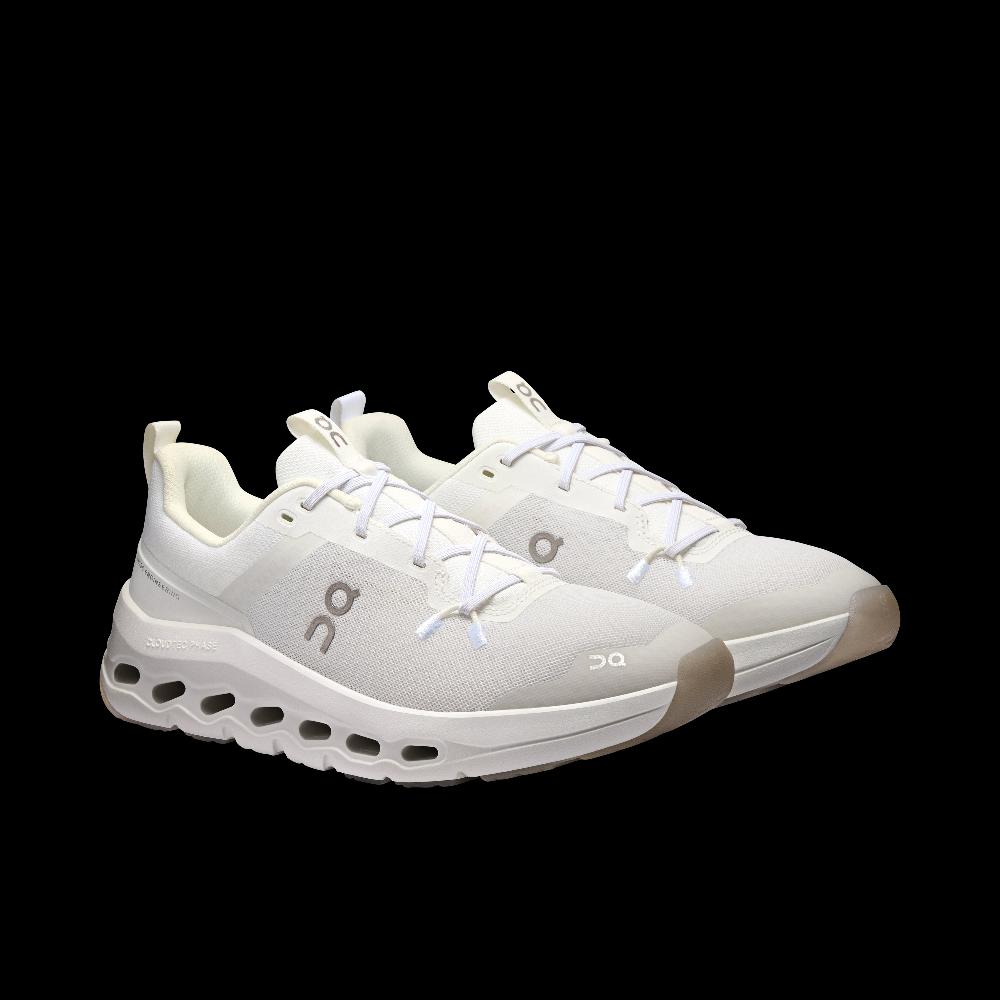 On White/White Cloudleap Youth Athletic Running Shoes 3YF10041200