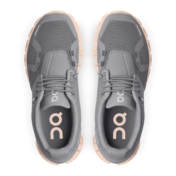 On Zinc And Shell Cloud 5 Womens Athletic Shoes 59.98883