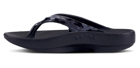 OOfos Black Camo OOlala Limited Womens Sandals 1403-BLK/GRCAMO