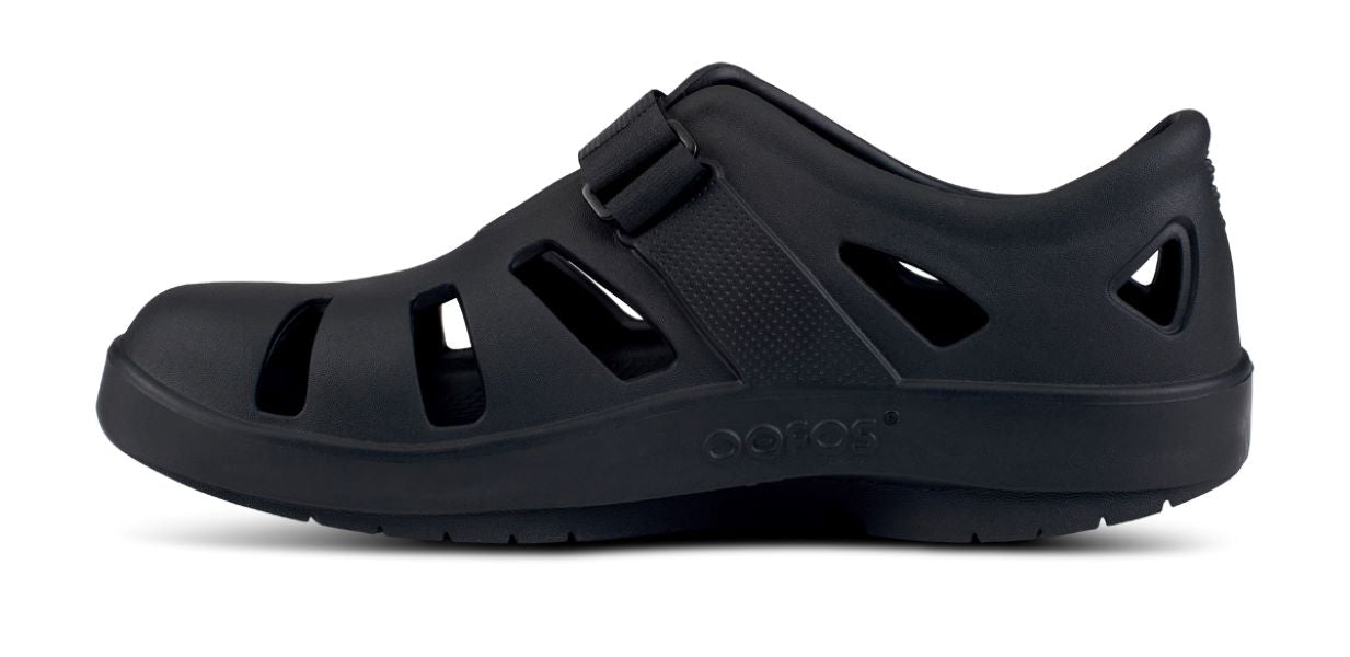 Oofos Black Oocandoo Womens Sandals 1300-BLACK